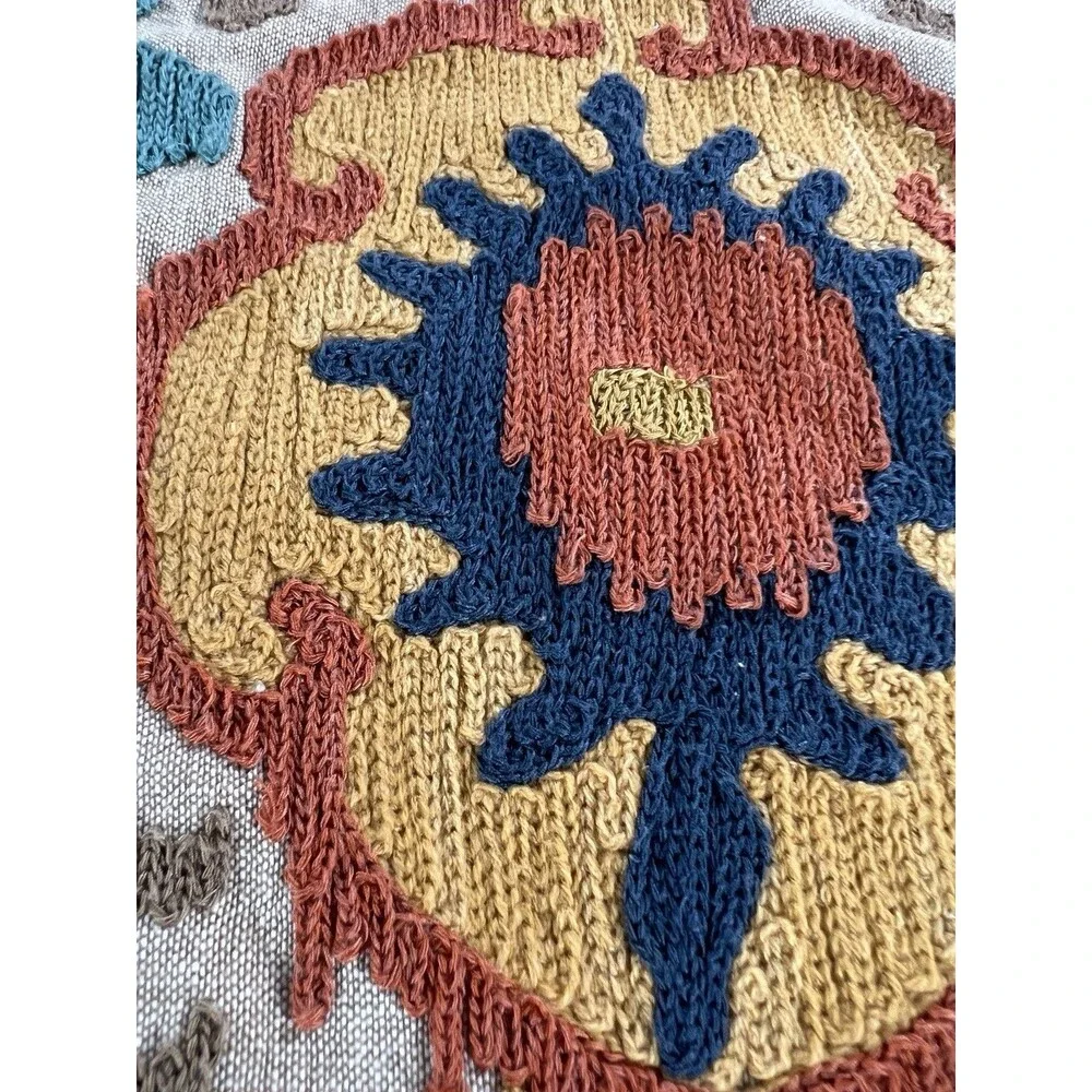 Pottery Barn Leigh Ikat Embroidered 20